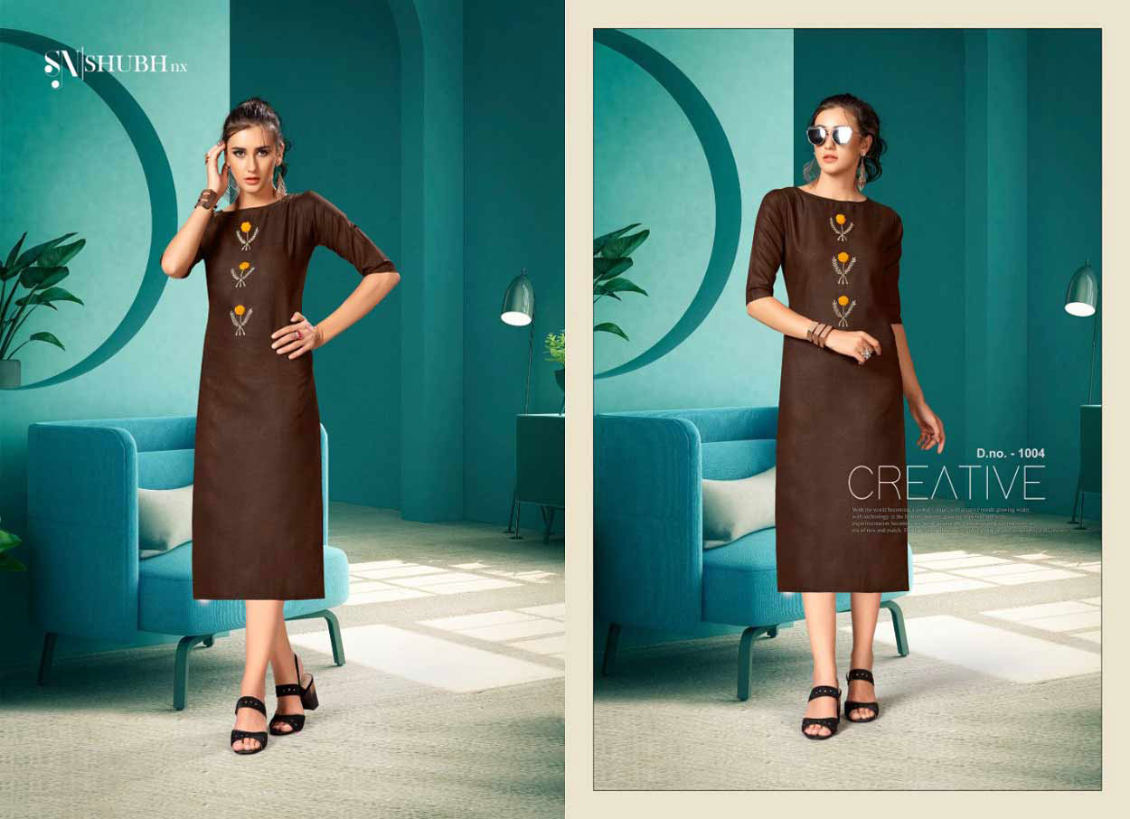 Shubh Nx Aashiqui Gold Vol-3 Rooby Om Slub Kurti Shubh Nx Aashiqui Gold Vol-3 Rooby Om Slub Kurti
